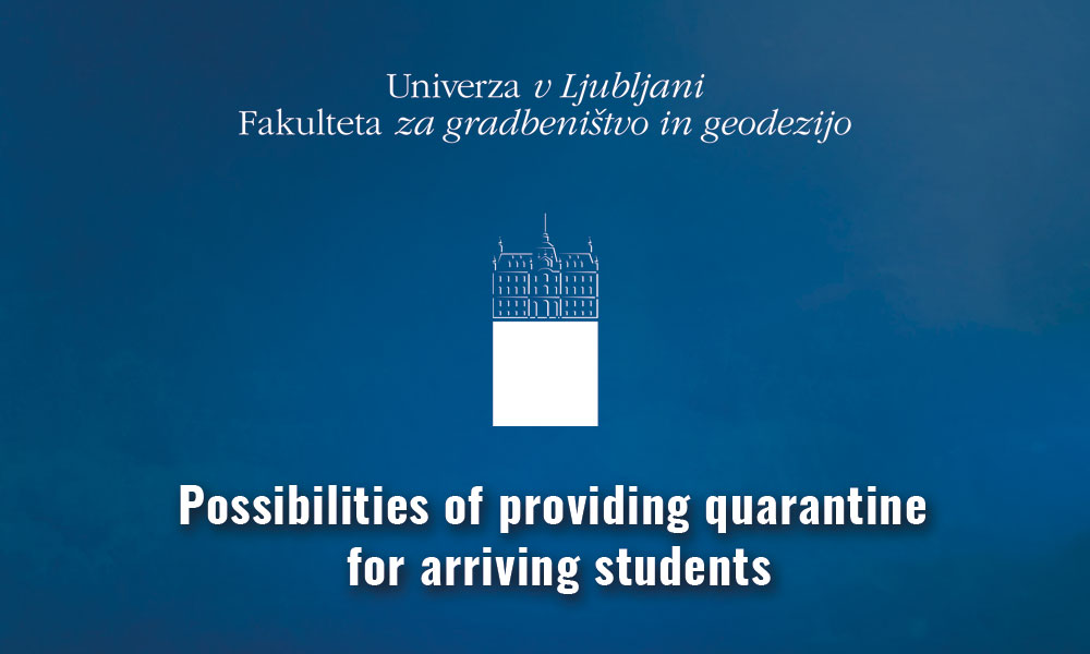 Information for foreign students – possibilities of providing quarantine for arriving students