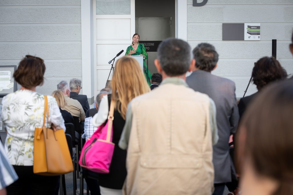 Welcome address by Director of the Technical Museum of Slovenia, Dr Barbara Juršič (Photo: B. Pucelj)