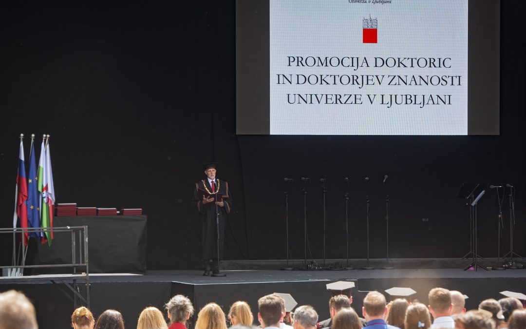 Promotion of doctors at the University of Ljubljana